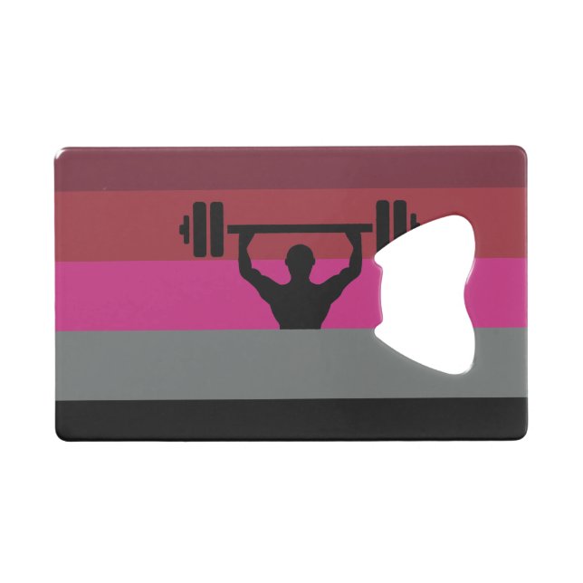 DRAPEAU DE FIERTE MUSCLE (Devant (Horizontal))