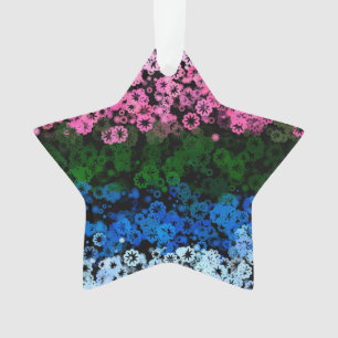 Drapeau de fierté Omniromantique Fleuris Mignon Ré