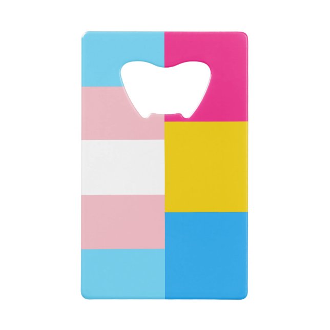 Drapeau de fierté pansexuelle transgenre double (Devant)