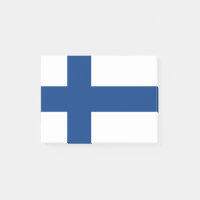 Drapeau de Finlande Post-it® Notes