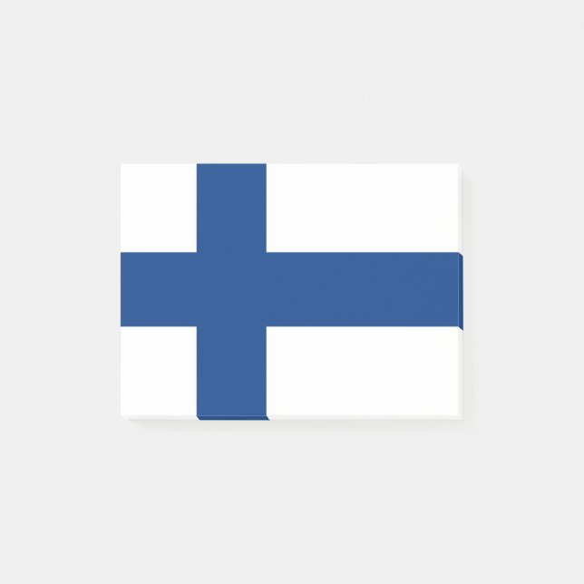 Drapeau de Finlande Post-it® Notes (Devant)