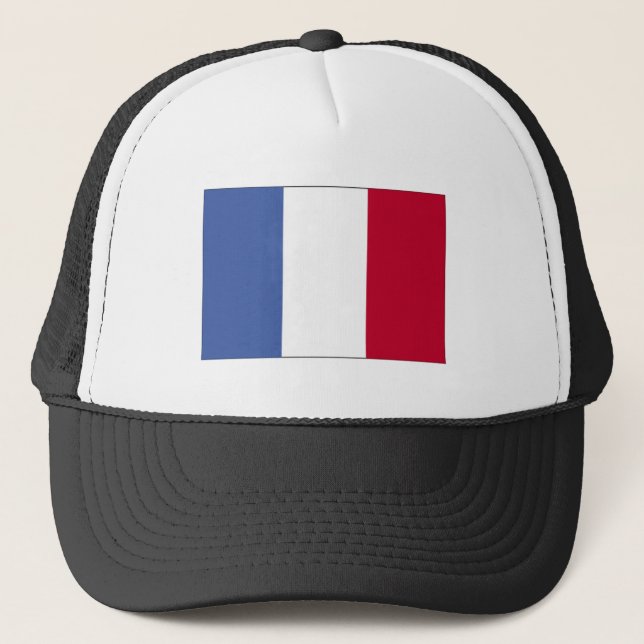 Drapeau de France Casquette (Devant)