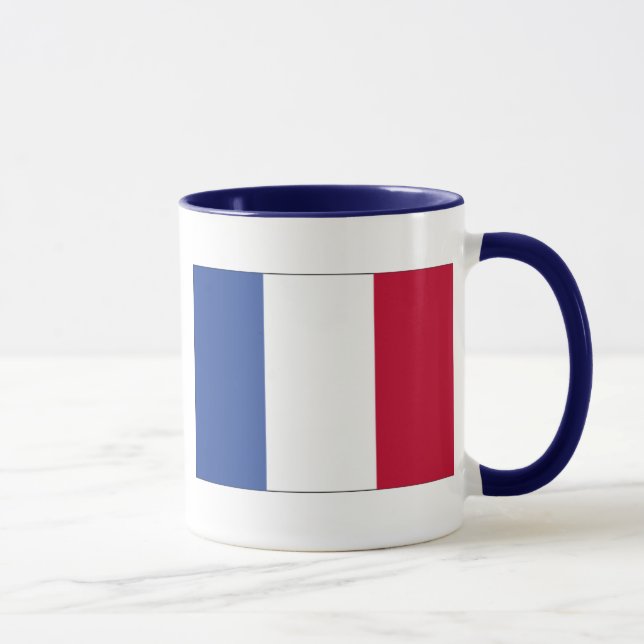 Drapeau de France Mug (Droite)