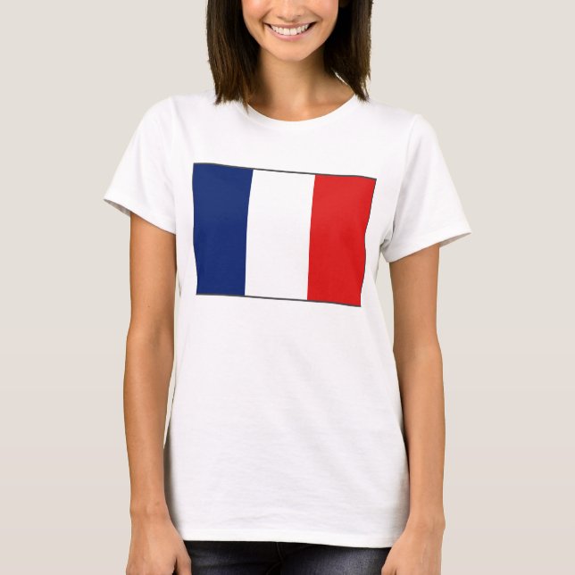 Drapeau de France x Carte T-shirt (Devant)