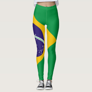 Drapeau de Funny Leggings Brésil|Cadeaux super Noë