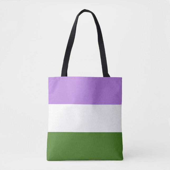 Drapeau de genre LGBT Sac fourre-tout (Devant)