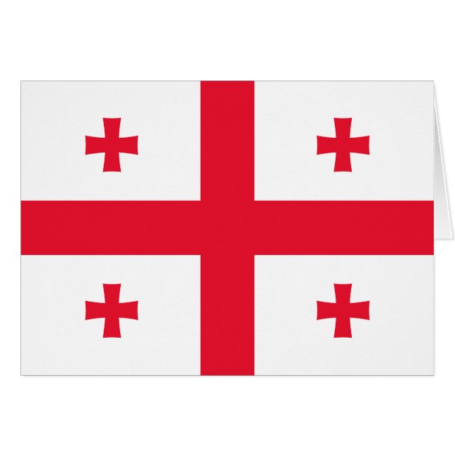 Drapeau de Géorgie (Devant horizontal)