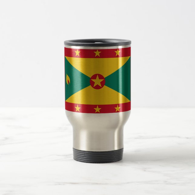 Drapeau de Grenade Voyage / Mug Commuter (Centre)