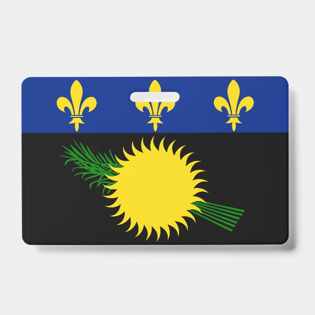 Drapeau de Guadeloupe Badge (Avant)