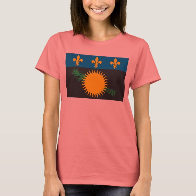 Drapeau de Guadeloupe T-shirt (Devant)