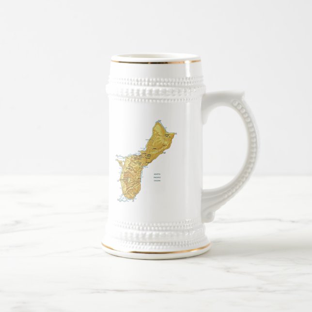 Drapeau de Guam ~ Plan Mug (Droite)