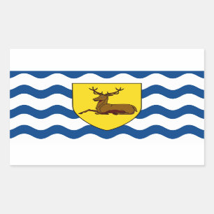 Drapeau de Hertfordshire Sticker rectangulaire