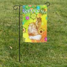 Chat & Fleurs Bienvenue