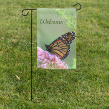 Drapeau du jardin des papillons Monarque