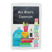 Enseignant de maternelle en classe de rentrée des
