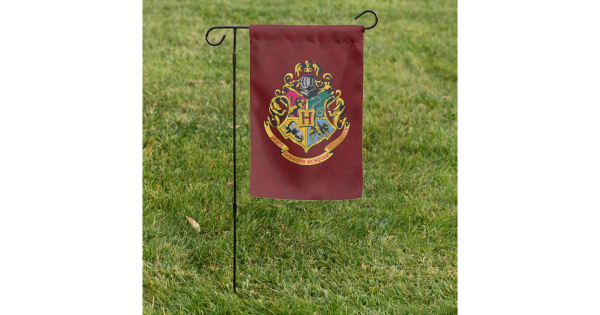 Drapeau De Jardin Harry Potter | Cimier de Poudlard - Complet | Zazzle.fr