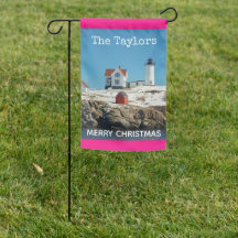 Nubble Pink Coastal Ocean Maine Lighthouse