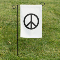 Symbole de paix Anti Guerre noir blanc moderne