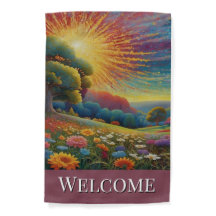 Welcome Colorful Flowers