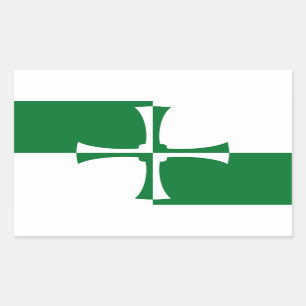 Drapeau de Kirkcudbrightshire Sticker rectangulair
