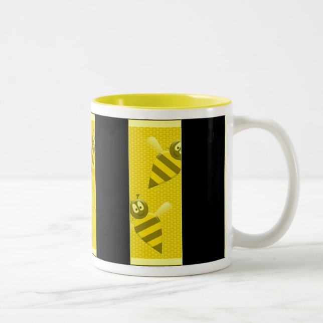 Drapeau De La Belgique Frappe D'Abeilles Mug (Droit)