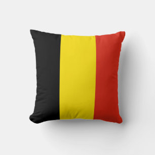 Drapeau de la Belgique x Coussin à drapeau