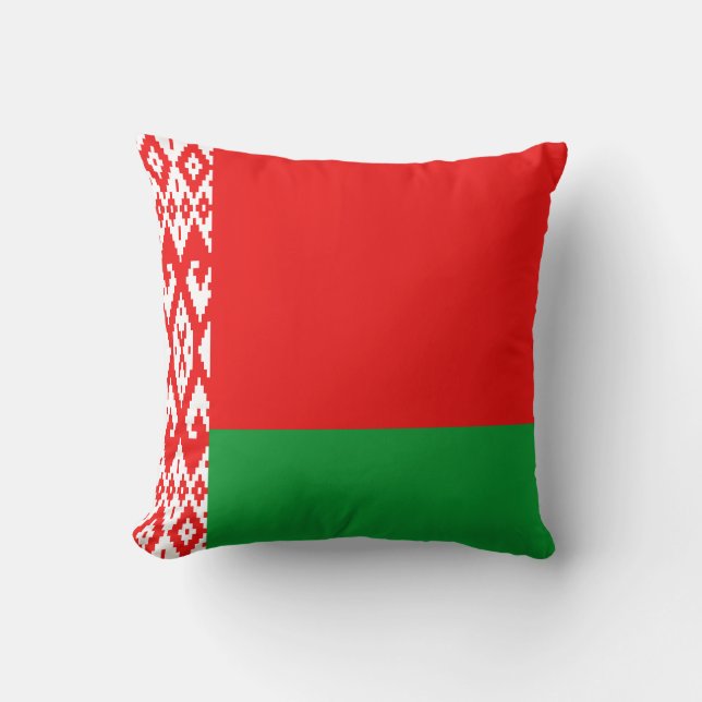 Drapeau de la Biélorussie x Coussin du drapeau (Recto)
