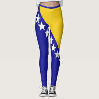 Drapeau de la Bosnie-Herzégovine Leggings
