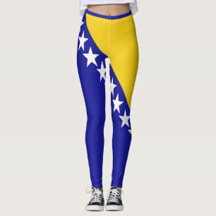 Drapeau de la Bosnie-Herzégovine Leggings