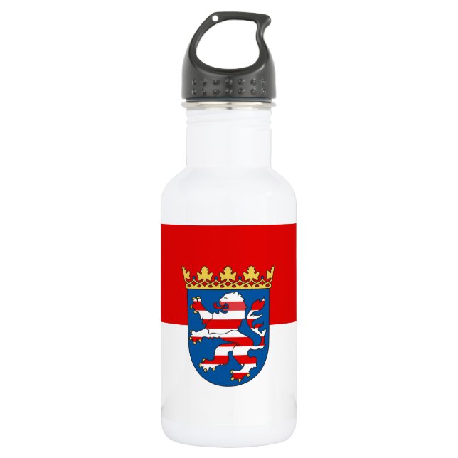 Drapeau de la bouteille d'eau Hesse (Devant)