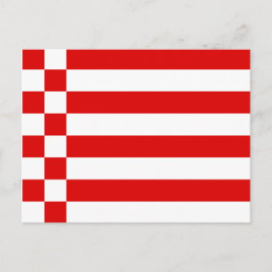 Drapeau de la carte postale de Brême