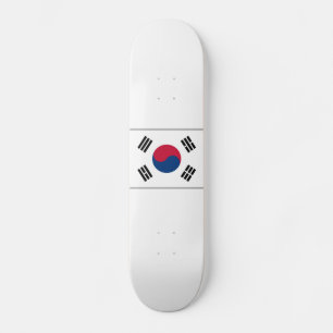 Drapeau de la Corée du Sud Skateboard