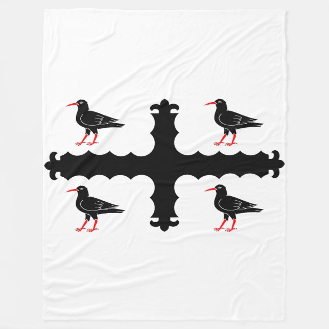 Drapeau de la couverture en polaire Flintshire (Devant)