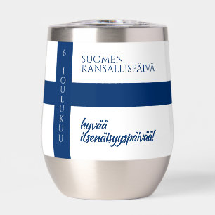 Drapeau de la fête nationale finlandaise
