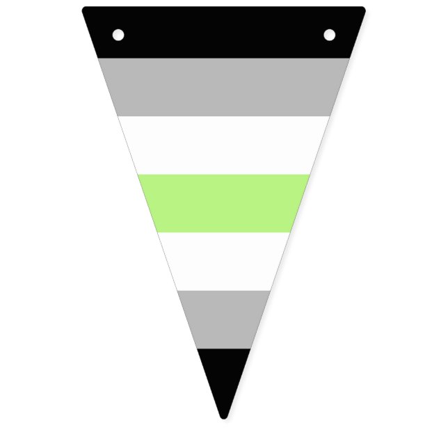 Drapeau de la fierté agender - Identité agender LG (Premier drapeau)