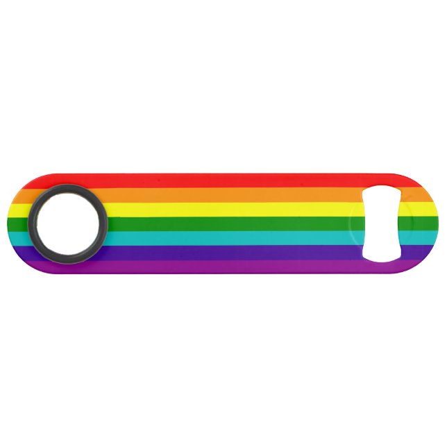 Drapeau de la Fierté arc-en-ciel 7 bandes (Devant (Horizontal))