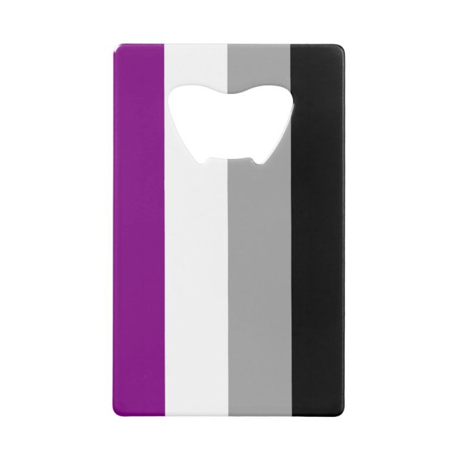 Drapeau de la fierté asexuelle (Devant)