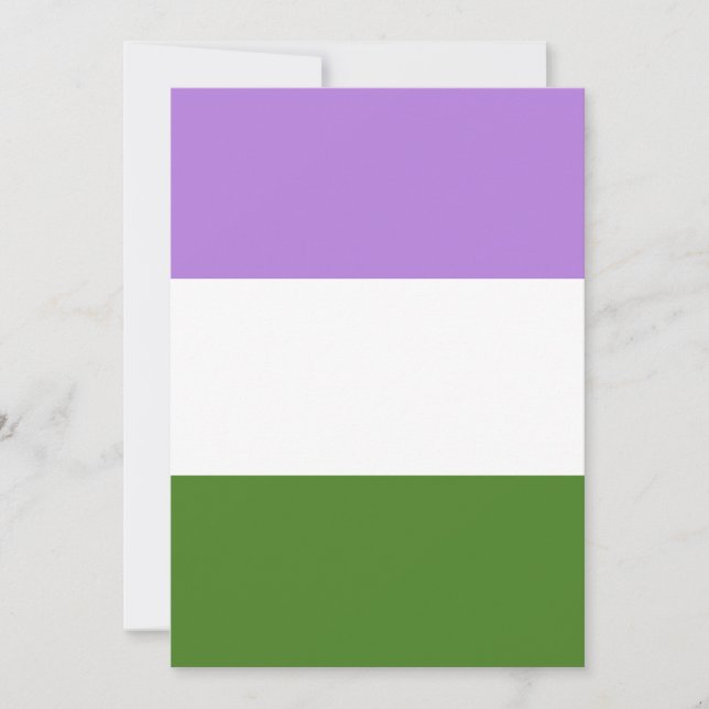 Drapeau de la fierté de genre (Devant)
