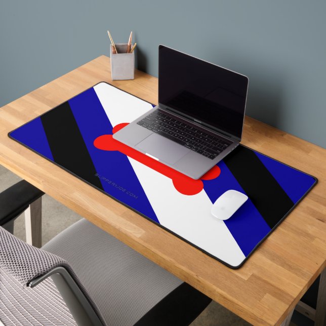 Drapeau de la fierté de jeu de chiots de SlipperyJ (Bureau 2)