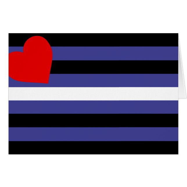 Drapeau de la Fierté en cuir (Devant horizontal)