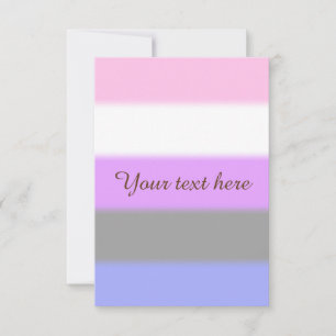 Drapeau de la Fierté Genderfluide