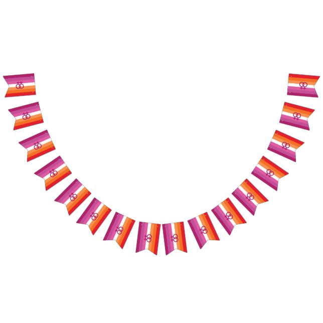 Drapeau de la fierté lesbienne WLW (Tout)