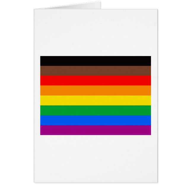 Drapeau de la fierté LGBTQ (8 bandes) (Devant)
