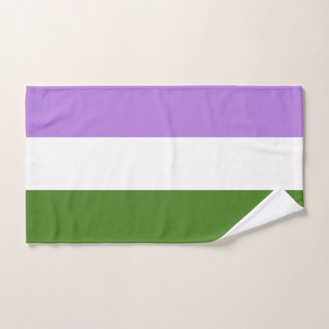 Drapeau de la fierté queer (Serviette à main)