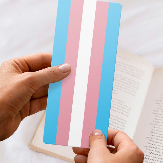 Drapeau de la fierté transgenre Signet bleu rose (Transgender Pride Flag Pink Blue Bookmark)