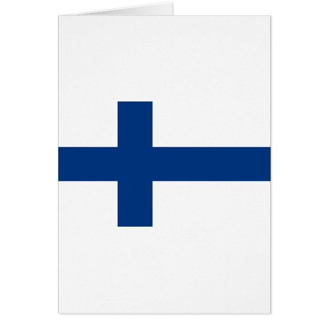Drapeau de la Finlande (Devant)
