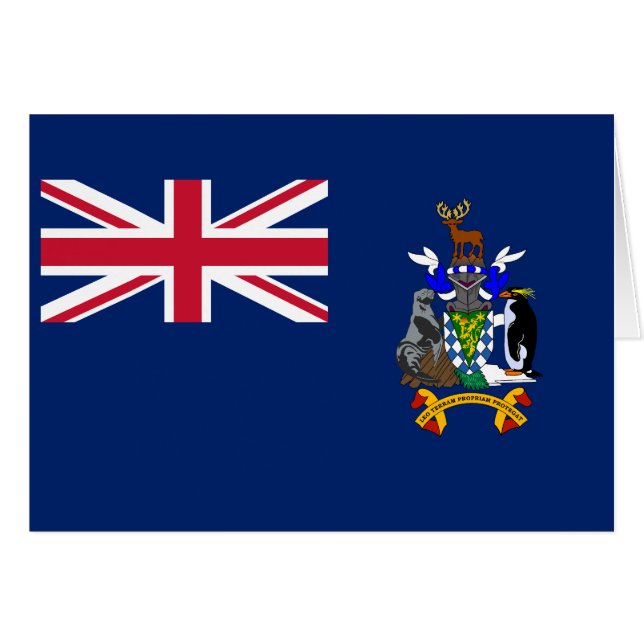 Drapeau de la Géorgie du Sud et des îles Sandwich  (Devant horizontal)