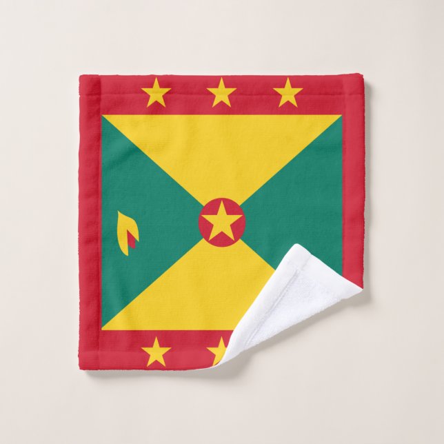 Drapeau de la Grenade (Gant de toilette)