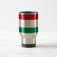 Drapeau de la Hongrie Voyage / Mug Commuter