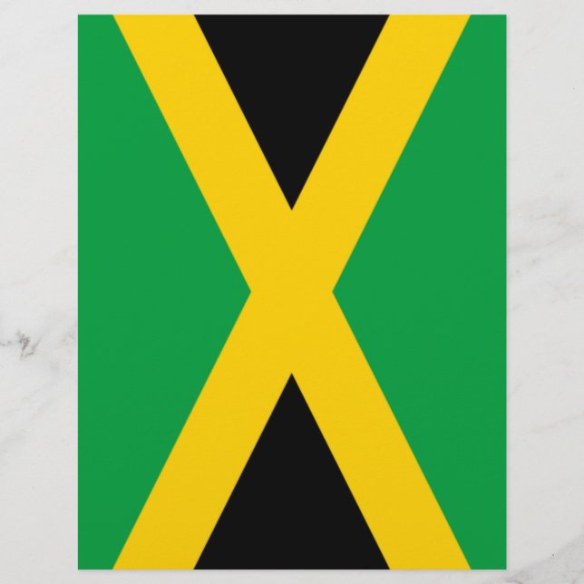 Drapeau de la Jamaïque (Devant)